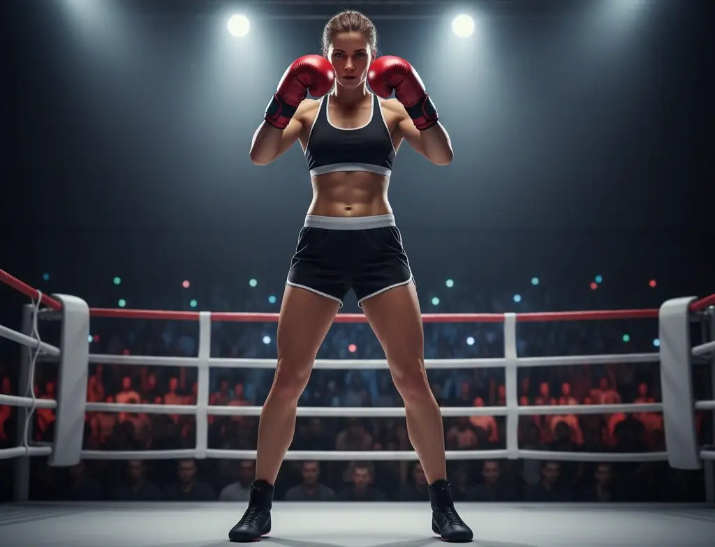 Apuestas boxeo femenino España mercados boxeadora profesional en ring con guantes