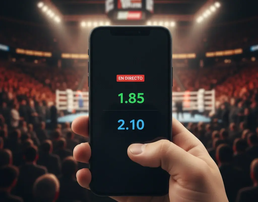 Bet365 apuestas boxeo mercados cuotas pantalla in-play combate en directo