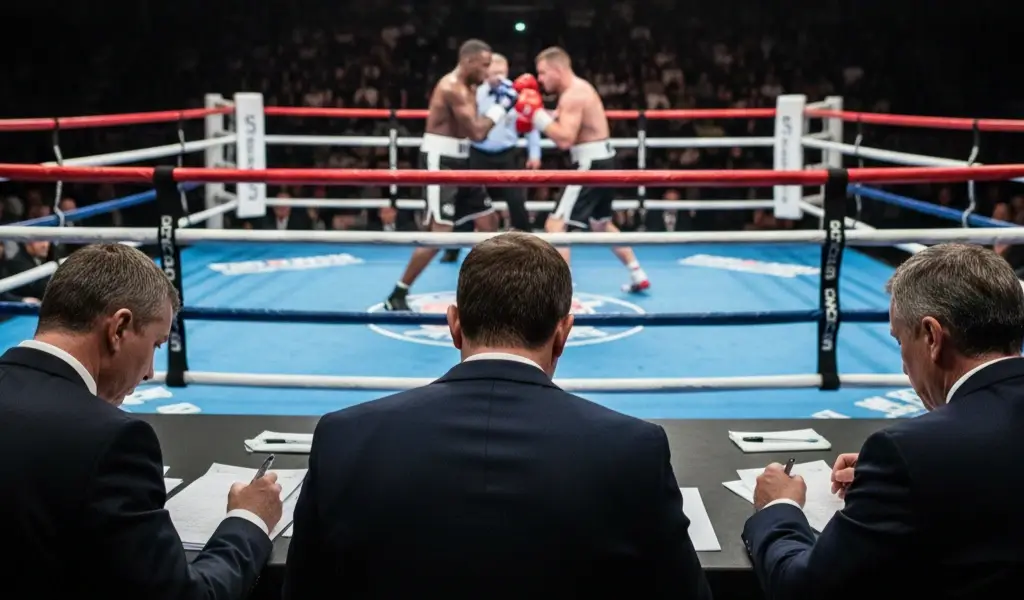 Método de victoria apuestas boxeo decisión de jueces en ringside